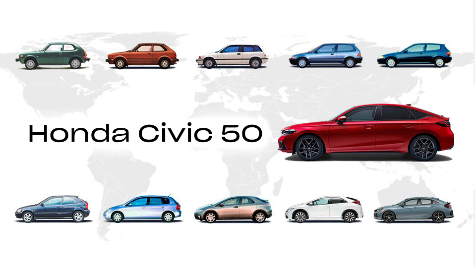 50 éve sikeres a Honda Civic modell