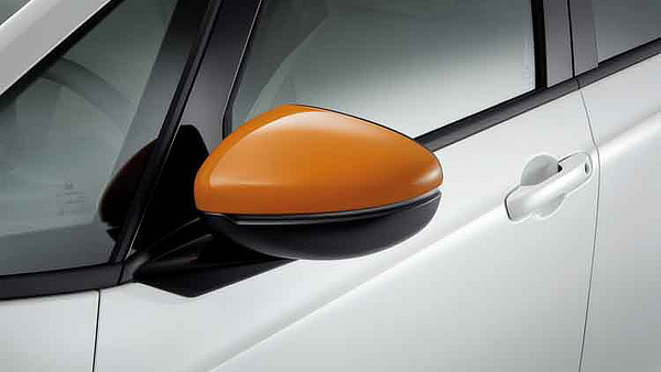Honda Jazz visszapillantó tükör burkolatok Tuscan Orange színben